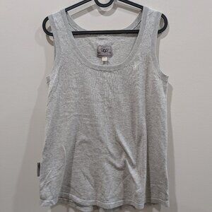 UGG Australia Women's Madelyn Grey Heather Cashmere Tank Top-New without Tag